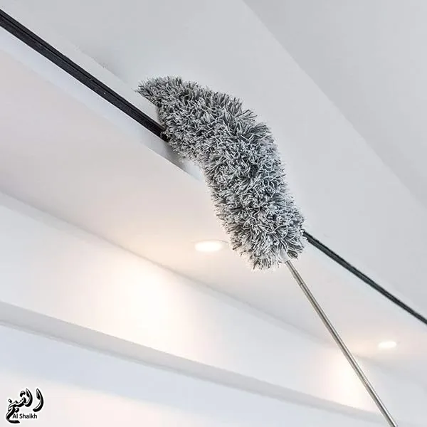 Microfiber Duster Grey – Extendable Telescopic Pole 100 inch – Bendable ...