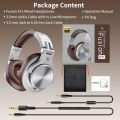 OneOdio A71 Wired Over Ear Headphones, Studio Headphones with SharePort, Professional Adapter-Free Monitor Recording & Mixing Headphones with Stereo Sound for Electric Drum Piano Guitar Amp (Silver). 