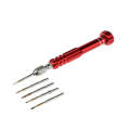 KOOCU8899/JYD515 5 in 1 Precision Torx Screwdriver Cellphone Watch Repair Mixed Set Tool Kit. 