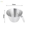 Espresso Measuring Cup with Scale Espresso Pouring Cup for Kitchen Tools Tea 100ml. 