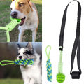 Safe Dog Entertainment Toy Interactive Bungee Tug Toy for Dogs Fun Tree Hanging Game with Adjustable Rope Dental Cleaning Chew Toy Perfect for Pet Playtime. 