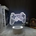 LED Night Lamp USB Powered Gaming Room Desk Setup Lighting Decor Warm White Color Bedroom Cartoon Table Light Gift for Birthday. 