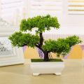 Green Artificial Bonsai Decorative  Flowers Plants best for Home and office Decor. 