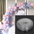 Balloon Decorating Strip Connect Chain DIY Balloon Arch Strip Tape Plastic 5M. 