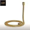 Golden Stainless Steel Flexible Muslim Shower Chain or Shattaf Hose , Bath Chain, CP Chain , golden Muslim shower pipe. 