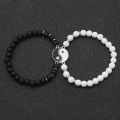 Couple Bracelets Exquisite Fine Workmanship Chinese Style Tai Chi Adjustable Unisex Bracelets for Dating. 