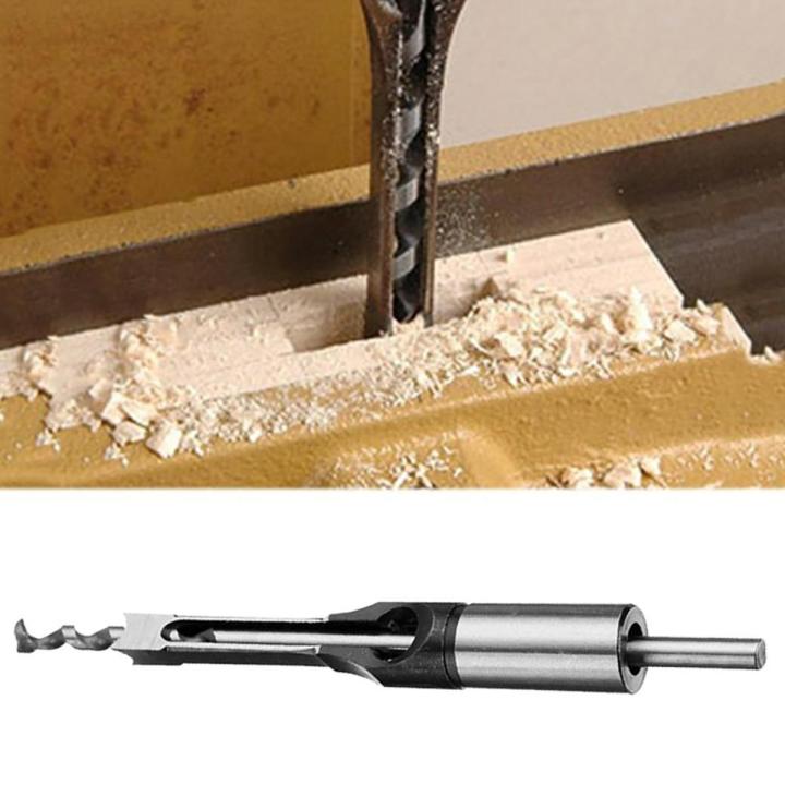 10mm Woodworking High Speed Steel Square Hole Saw Mortise Chisel Wood Drill Bit