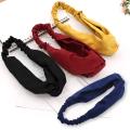 Floral Turban Cross Knot Head Wrap Bow Chiffon Headband Hair Bands Multicolor (1Pcs). 