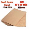 Thick Craft Paper Sheet - (40 x 30 INCH) - 130 GSM. 