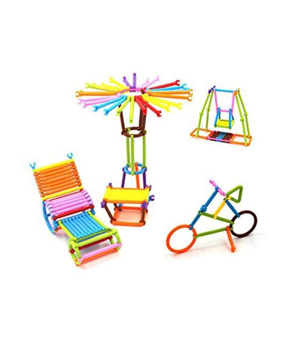 Fun Plastic Dream Blocks - 98 pcs