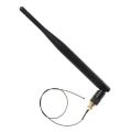 1 Piece 6dBi 2.4GHz 5GHz  WiFi Antenna for Dual Band Router Network Card RP-SMA Antenna  U.fl IPEX Cable N8S5. 