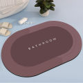 Bath Mat Water Super Absorbent Non-Slip, Water Absorbent Anti Slip Floor Carpet for Bathroom, Shower Room, Tub, Entryway, Kitchen, Sink. 