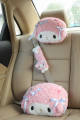 JOJO CASTLE Sanrio Series My Melody Plush Toy Kawaii My Sweet Piano Stuffed Doll Anime Car Decora Bay Window Cushion Sofa Pillow Girlish Gift for Girl 美乐蒂抱枕. 