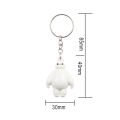 Disney Anime Big Hero 6 Baymax Keychain Cartoon Cute Baymax Pendant Keyrings for Boy Girl Backpack Accessories Car Key Holder. 