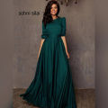 003 Green  Maxi  Dress. 