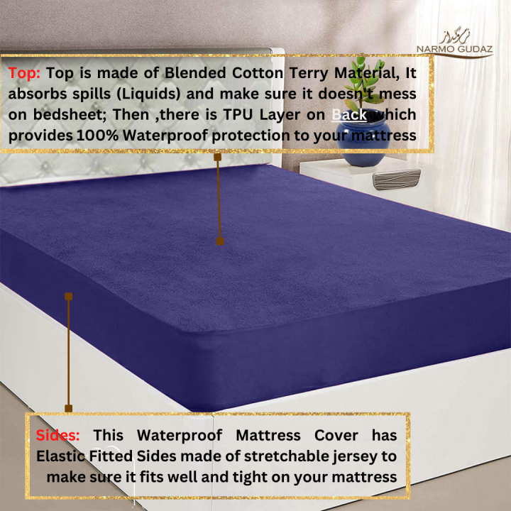 Single%20Bed%20Waterproof%20Mattress%20Cover%20%20Single%20Sized%20Mattress%20Protector%20%2042%20x%2078%20Inches%20Fitted%20Bed%20Sheet%20-%20Image%206
