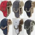 Hot Selling Unisex Trapper Bomber Warm Russian Trooper Ear Winter Ski Hat Men Women Cap New Bomber Hats. 