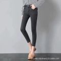 Women's American-Style Retro Blue High Waist Jeans Autumn2022New Hot Girl Niche Design Bootcut Pants Tide. 