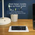 Technology Box, Conference Table Connectivity Hydraulic Pop Up Box Power Center with Wires. 