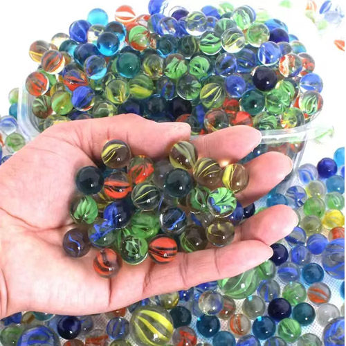 Marble balls, Fish aquarium ,Marbles (50 Pcs) Cats Eyes Glass Marble, decoration, handicraft