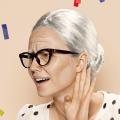 Old Lady Grandma Granny Grey Wig Bun Hair Grand Mother Fancy Dress Costume. 