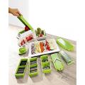 Nicer Dicer Plus 12 in 1 - Nicer Dicer Plus Speedy Chopper - Green 12 Pcs - Green - Green. 
