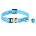 New Custom Cat Collar Reflective Kitten Puppy Collars With Bell Personalized Pet Cats Collar Necklace Accessories 19Cm To 30Cm. 