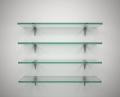 4-Tier Bathroom Wall Mounted Glass Shelf rating. 