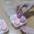 4PCS Cosmetic Puff Set Beauty Egg Blender Smooth Makeup Sponge Powder Liquid Foundation Concealer Cream Women Face Make Up Tool. 