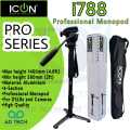 ICON i788 Pro Series Monopod Professional Monopod For Video and Still Photography. 