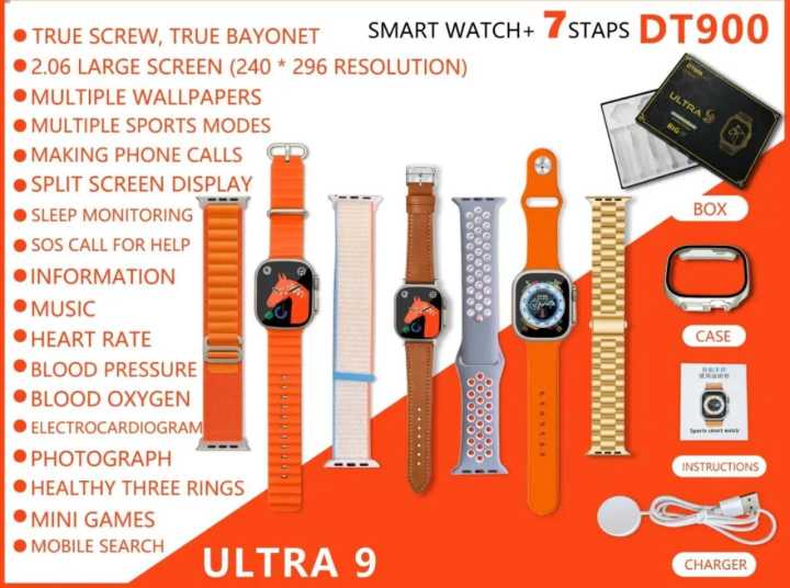 DT900%20ULTRA%20Smart%20Watch%207%20In%201%20Smart%20Watch%20Bluetooth%20Calling%20Sleep%20Health%20Monitoring%201.9,%202.2%20inch%20IPS%20Display%20Screen%20Smartwatch%20Pro%20Heart%20Rate%20Monitor%20Track%20Voice%20Assistant%20IOS%20&%20Android%20-%20Image%204
