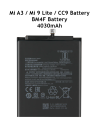 Mi A3 / Mi 9 Lite / CC9 Battery Replacement BM4F Battery with 4030mAh_Black. 