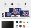 Huion Inspiroy H950P Graphics Drawing Tablet with Tilt Feature Battery-Free Pen 8192 Pressure Sensitivity and 8 User-Defined Shortcuts,Compatible with Mac, Linux(Ubuntu), Windows PC, and Android. 
