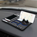 Anti-slip Multifunctional Car Dashboard Mat Keys Cell Phone Stand Holder Pad. 