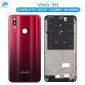 Vivo Y11 Housing Middle Frame With Side Button and Camera Lens Complete Body Casing Replacement For Y11 - Red. 