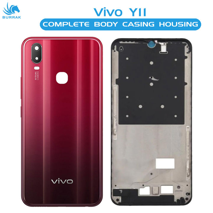 Vivo%20Y11%20Housing%20Middle%20Frame%20With%20Side%20Button%20and%20Camera%20Lens%20Complete%20Body%20Casing%20Replacement%20For%C2%A0Y11%20-%20Red%20-%20Image%202