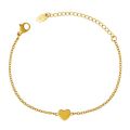 Premium Quality Stainless Steel Heart Bracelet. 