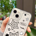 INS Y2K Star Phone Case For Xiaomi Redmi Note 10 Pro Case Note 11 9 8 12 Pro 13C 12C Mi 12 Lite 13 14 Pro Poco X3 X5 Pro Cover. 