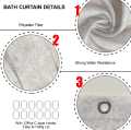Shower Curtain PEVA Waterproof Shower Curtain Bathroom Partition Curtain Bathroom Decoration Accessories. 