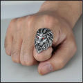 Pack of 2 Men's Kayi Obasi Flag Ottoman Empire Ring Cool Stainless Steel Fashion Square Gold Rings Jewelry For Men. 