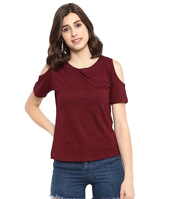 Pure%20Poly-Cotton%20Half%20Sleeves%20Ladies%20Cold%20shoulder%20off%20shoulder%20cut%20shoulder%20stylish%20tshirts%20t%20shirts%20tops%20shirts%20for%20women%20girls%20womens%20for%20summer%20latest%20design%20-%20Image%202
