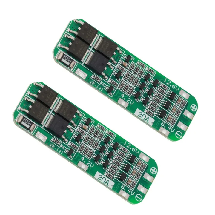 2PCS 3S 20A Lithium Battery 18650 Charger PCB BMS Protection Board ...