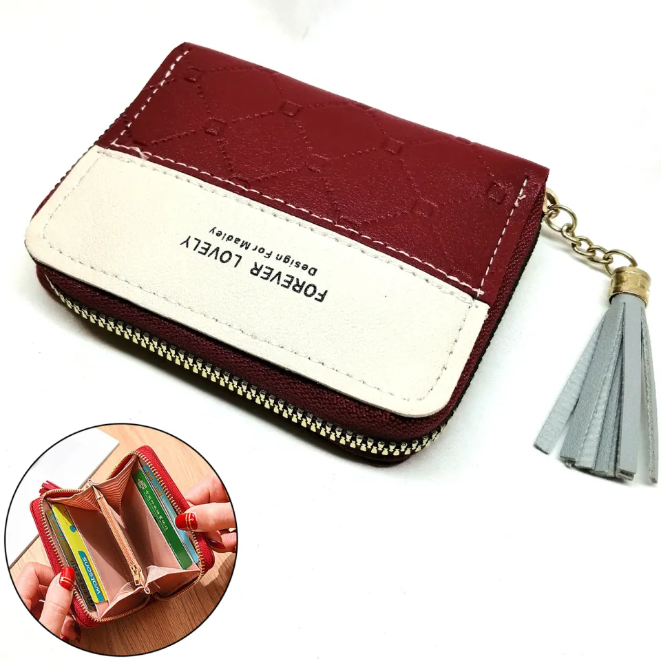 New Fashion Cute Women Zipper Purse Girls Short Wallet PU Leather