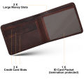 Slim and Minimalist Leather Wallet For Men. 