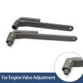 Universal Motorcycle Engine Valve Adjustment Tool Valve Screw Wrench 8mm 9mm 10mm Feeler Gauge. 