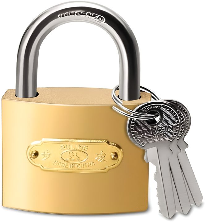 Heavy Duty China Padlock - Taala  2.5'' 63mm with 3 keys (Golden or Black)