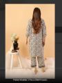 Winter Collection Unstitched 2 Piece Printed Dress. 
