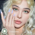 ZEBF--UYAAI Official Graduated Colored Contact Lens Color Contact Lenses Natural Love Story Blue Contact Lenses Yearly Wholesale. 