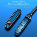 Bluetooth 5.2 Neckband Earphones – Waterproof, Sports, HiFi Sound. 