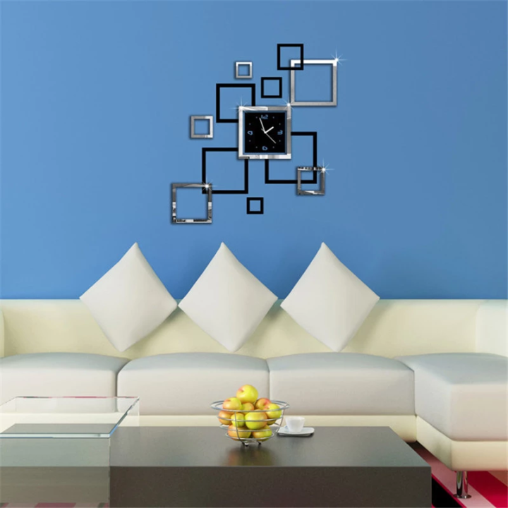 New%203D%20DIY%20Acrylic%20Mirror%20Wall%20Clock%20Modern%20Design%20Square%20Shaped%20De%20Parede%20Wall%20Watch%20Sticker%20Decorating%20Office%20Living%20Room%20-%20Wooden%20Wall%20Clock%20-%20Image%204